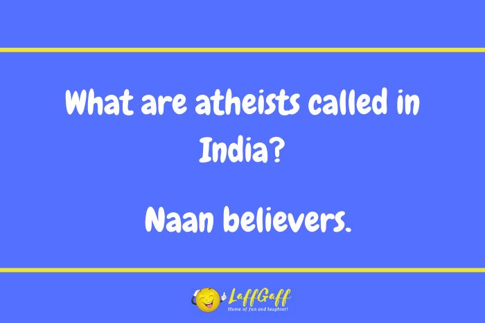 Indian atheists joke from LaffGaff.