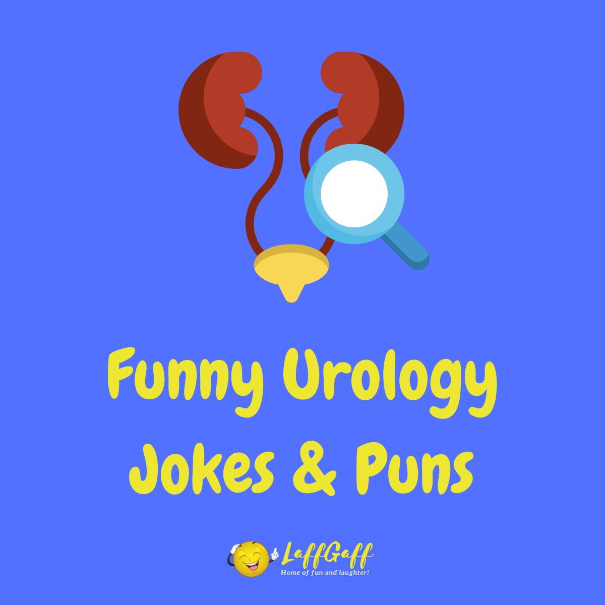 Featured image for a page of funny urology jokes and puns.