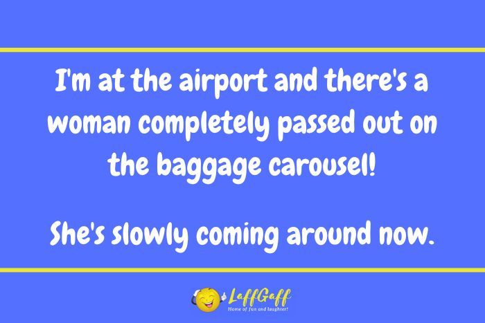 Funny Baggage Carousel Joke! | LaffGaff, Home Of Laughter