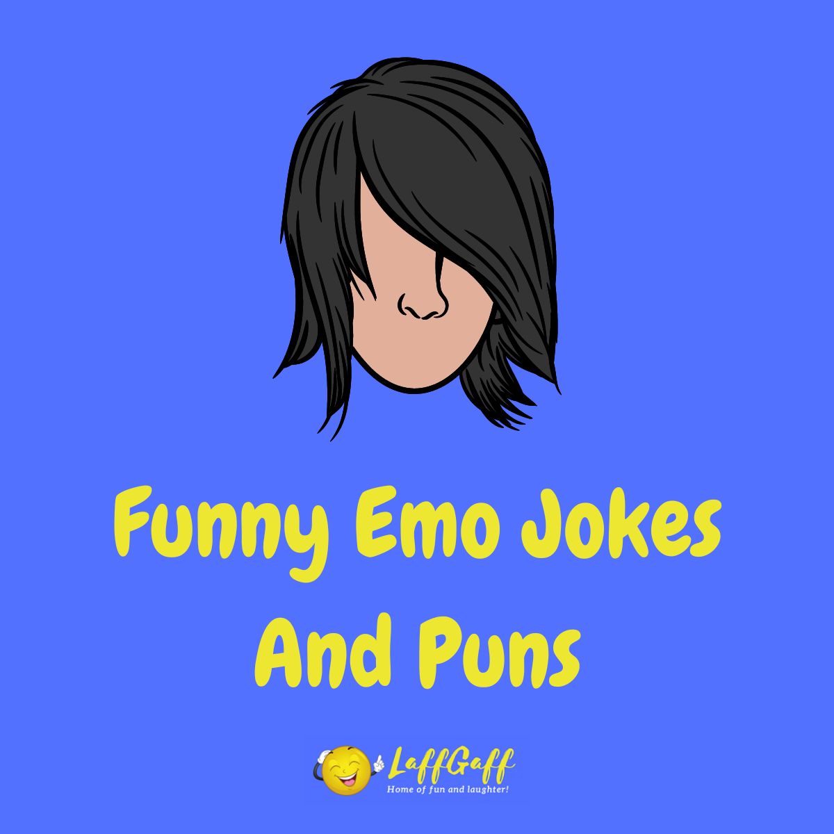 Featured image for a page of funny emo jokes and puns.