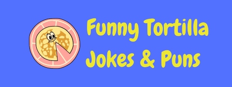 Header image for a page of tortilla jokes and puns.
