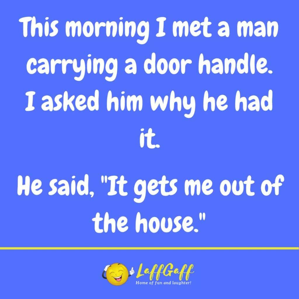 Funny Door Handle Joke! | LaffGaff, Home Of Laughter