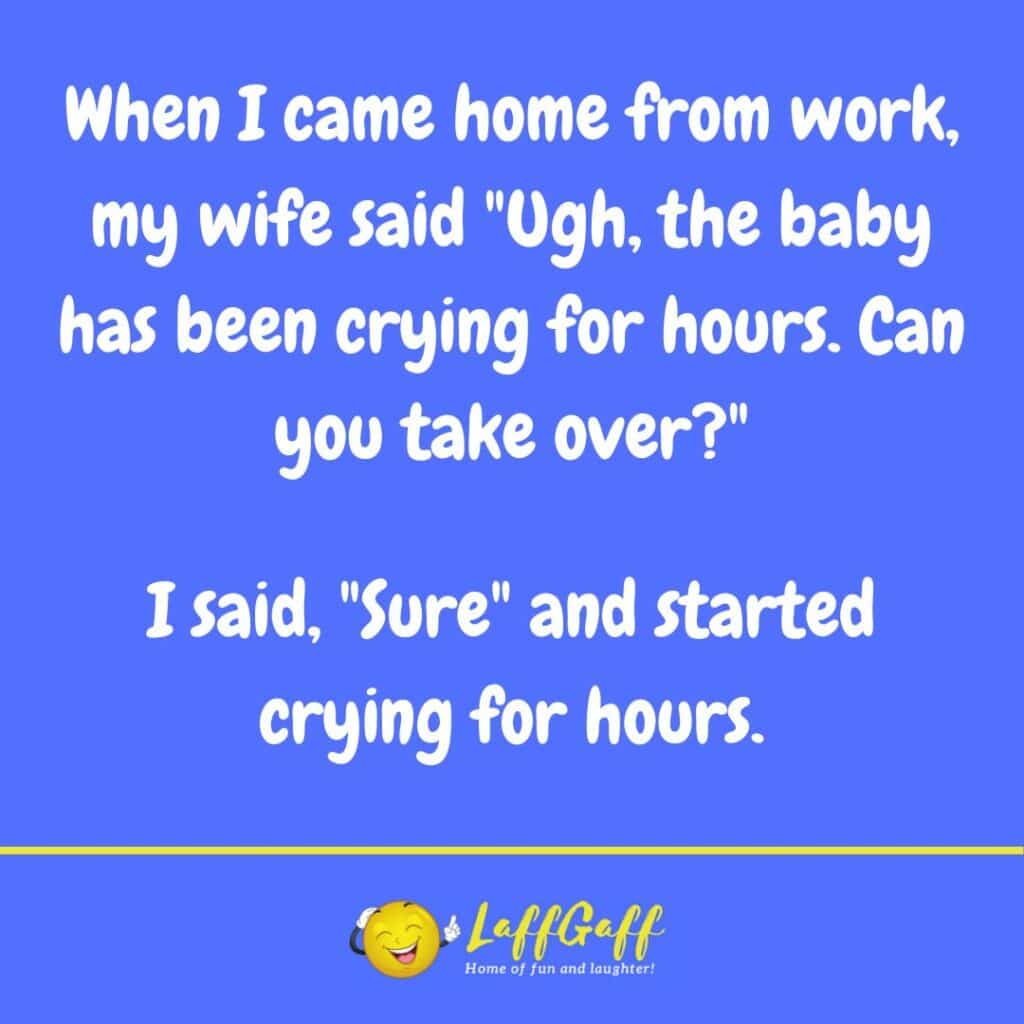 Funny Crying Baby Joke! | LaffGaff, Home Of Laughter