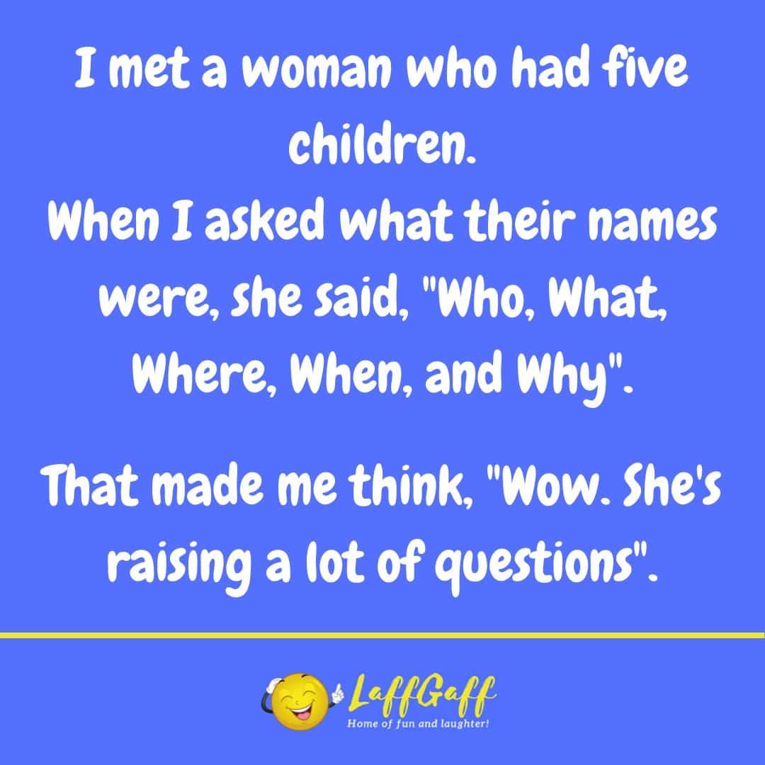 Funny Five Children Joke! 