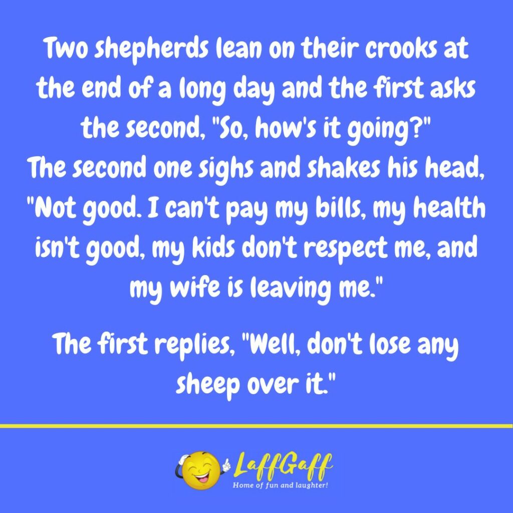 Funny Two Shepherds Joke! | LaffGaff, Home Of Laughter