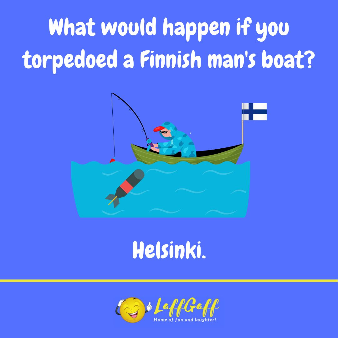 Finnish boat joke from LaffGaff.