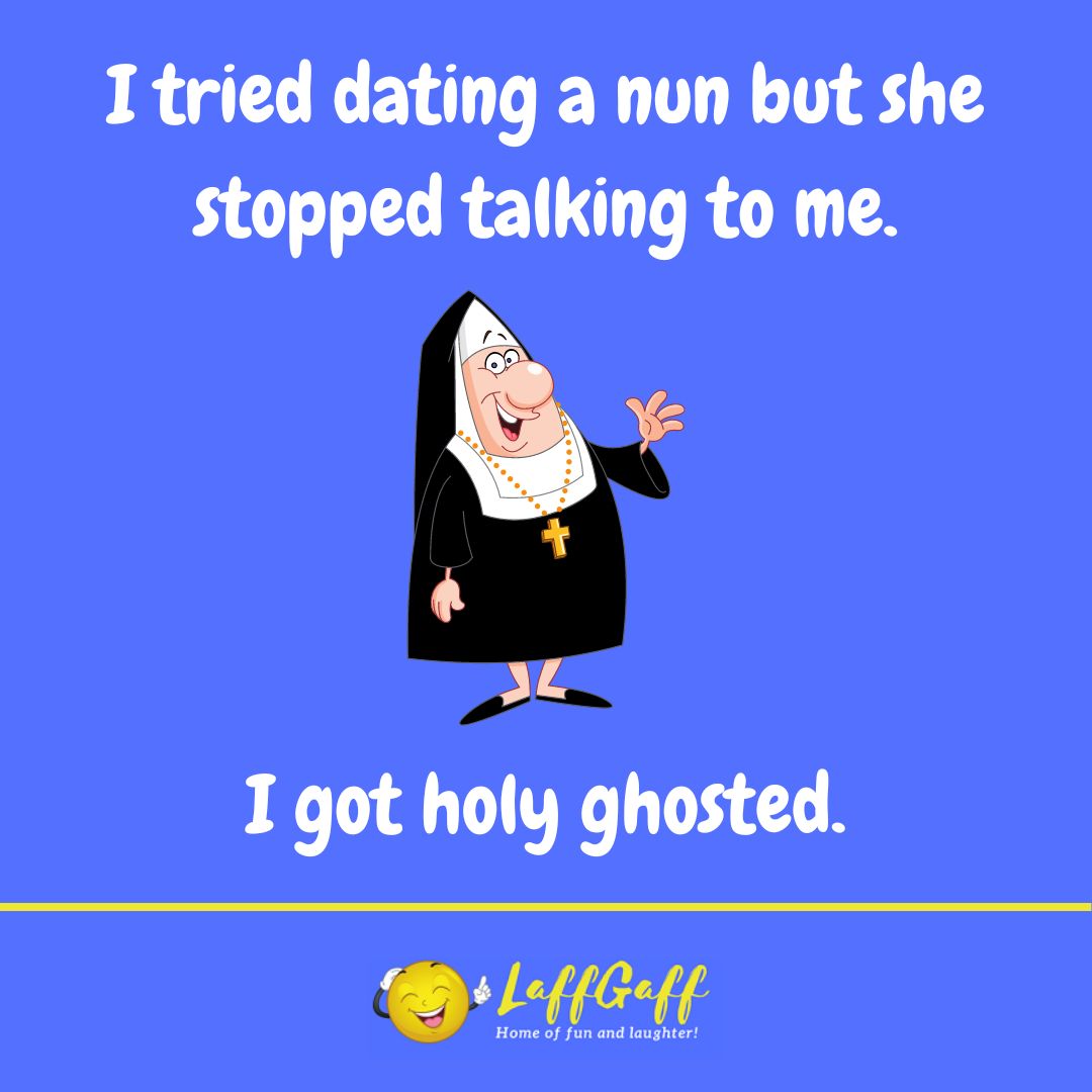 Dating nun joke from LaffGaff.