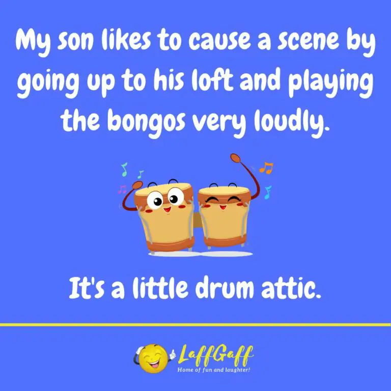 Funny Loud Bongos Joke LaffGaff Home Of Laughter