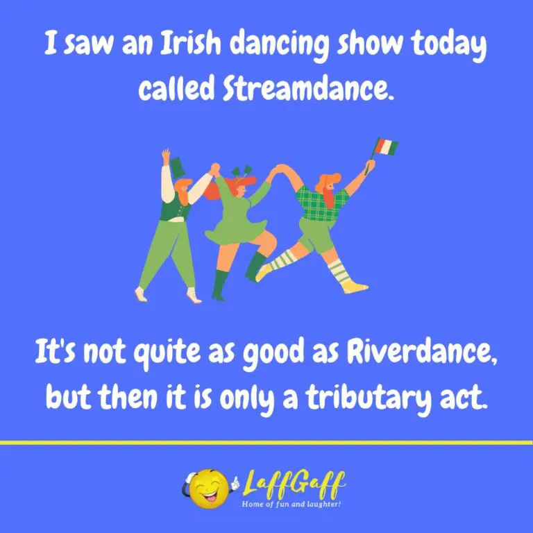 Funny Irish Dancing Show Joke! 