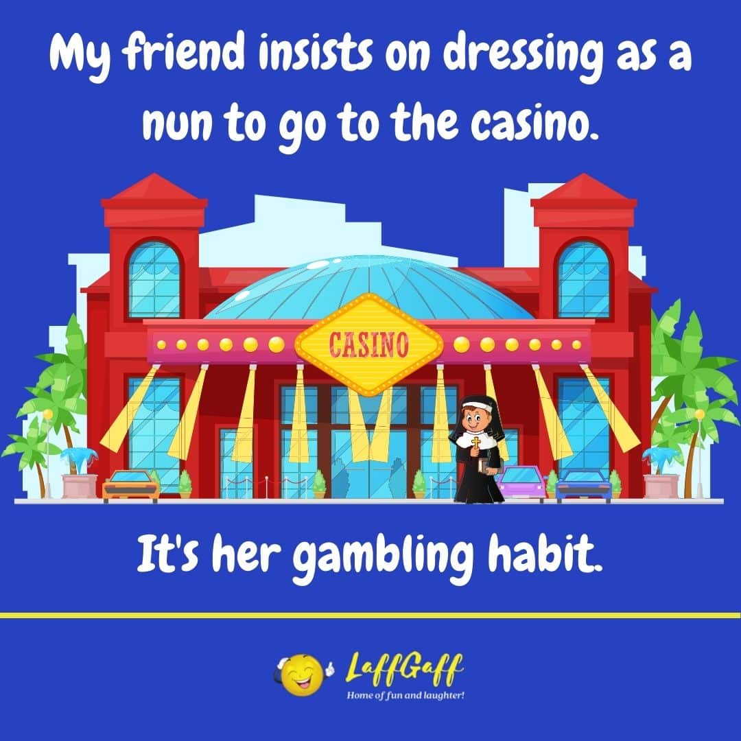 Casino nun joke from LaffGaff.