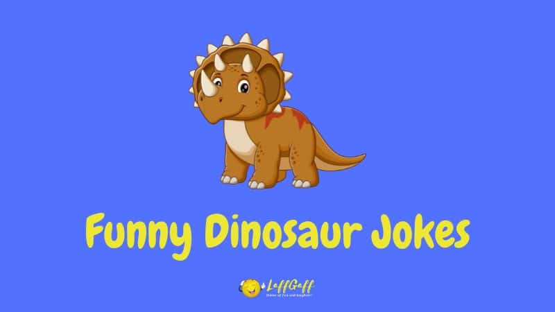 Header image for a collection of dinosaur jokes.