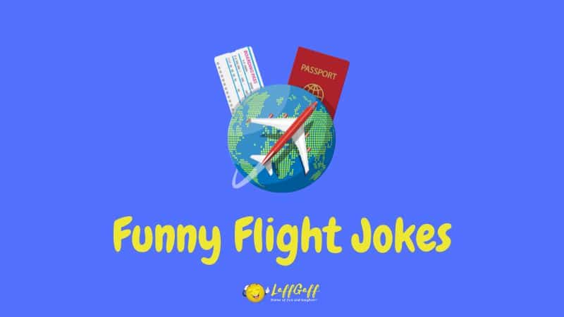 Header image for a collection of flight jokes.